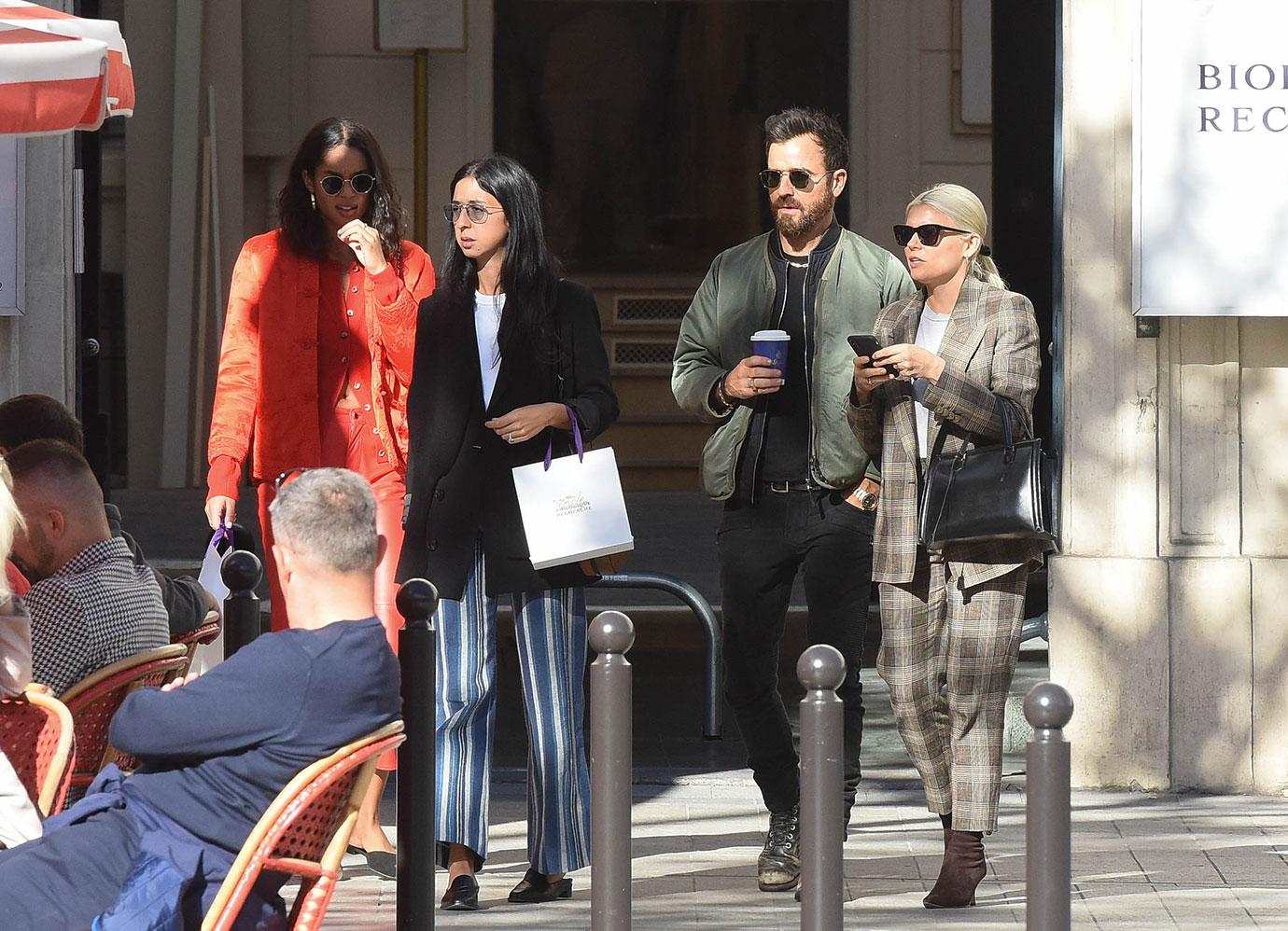 Justin Theroux Date Laura Harrier Paris