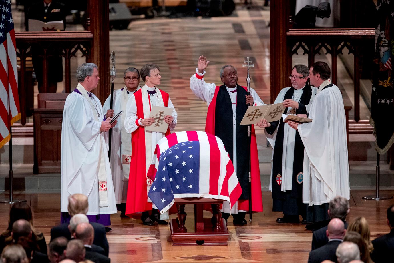 George H W Bush Funeral Service Photos