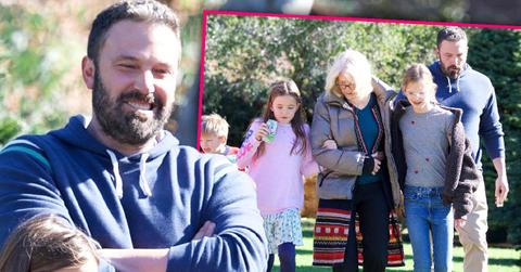 Ben Affleck Takes Family Christmas Tree Shopping