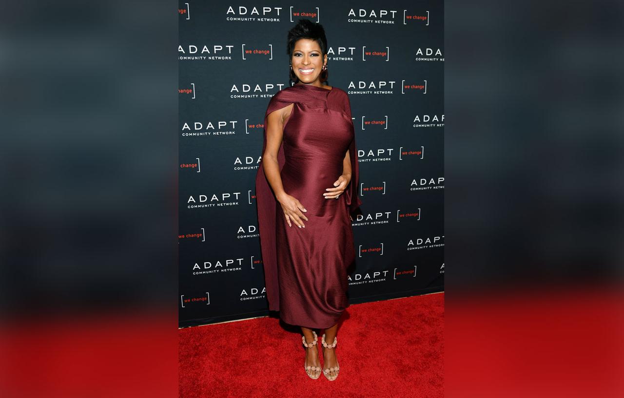 Pregnant Tamron Hall Shows Off Baby Bump At 48