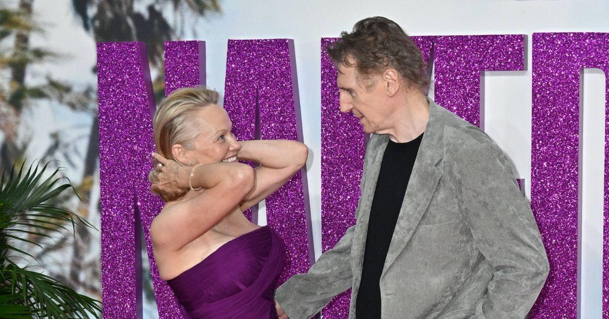 picture of Pamela Anderson and Liam Neeson