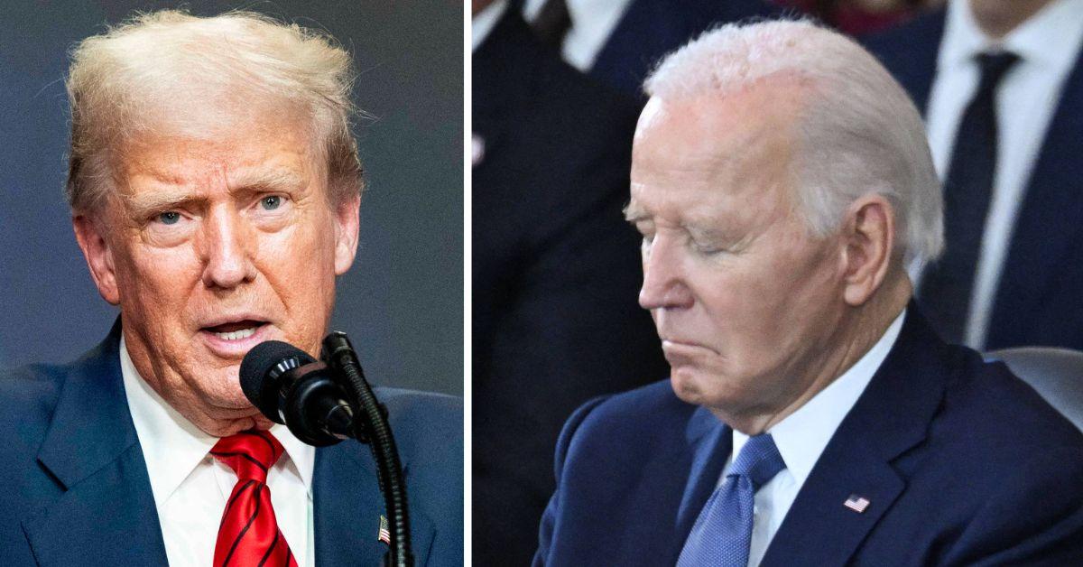 Photo of Donald Trump and Joe Biden