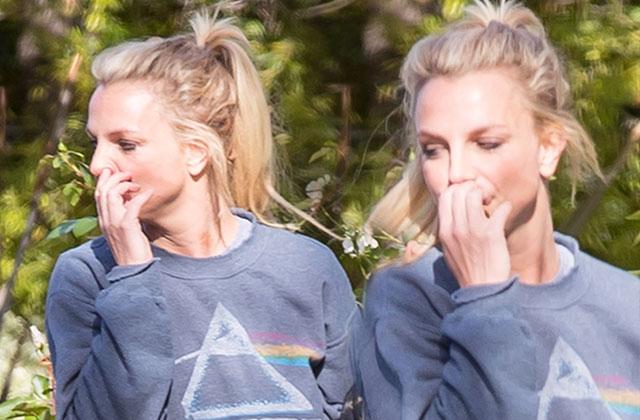 britney spears picking nose new boyfriend