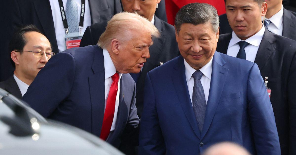 Photo of President Donald Trump and Xi Jinping