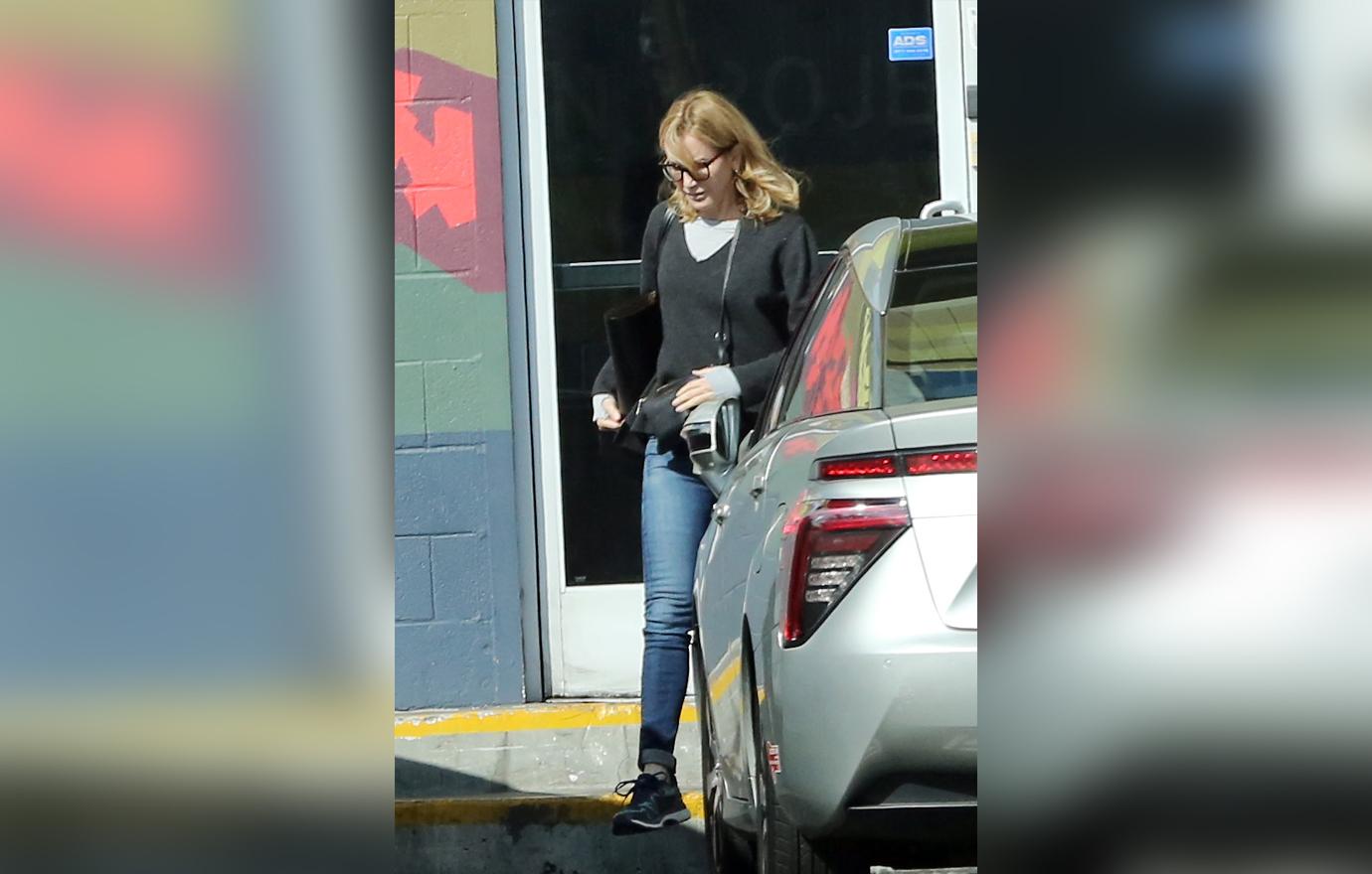 Felicity Huffman Spotted Outside Community Service Duties After Prison Stint