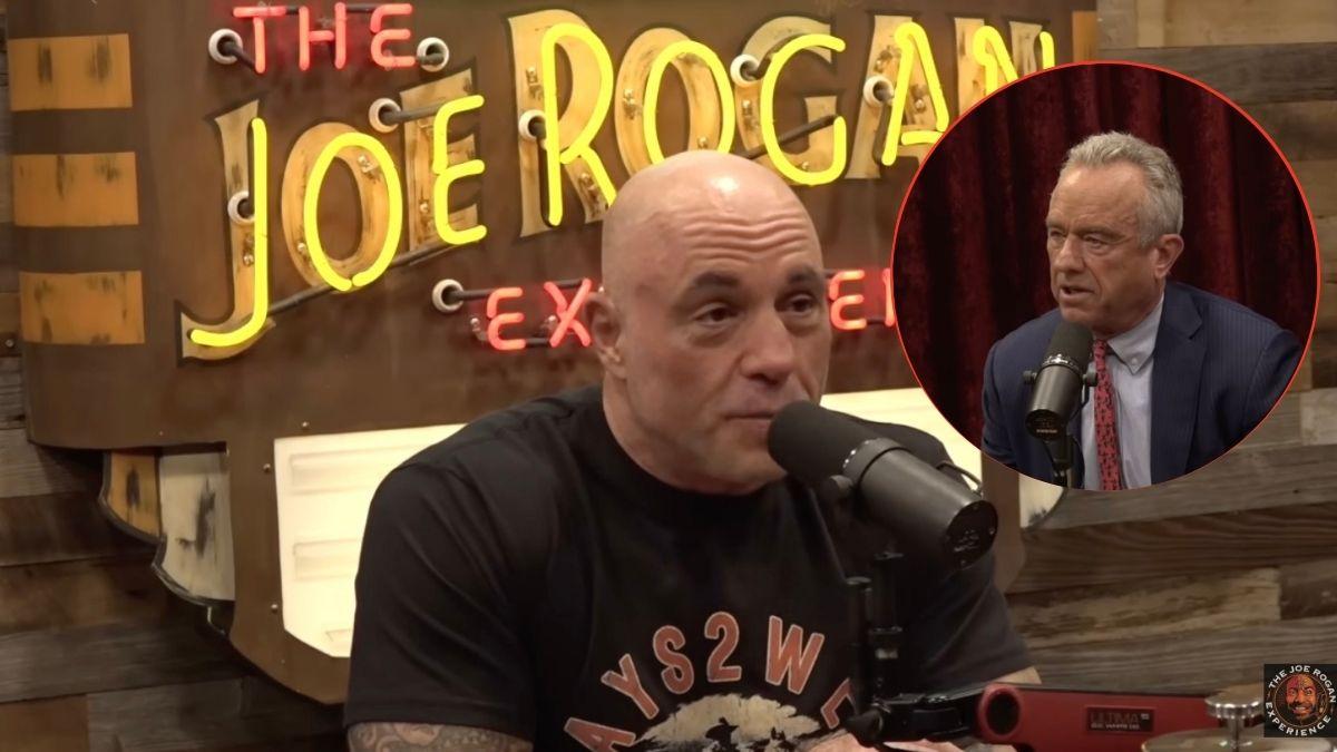 Composite photo of Joe Rogan and Robert F. Kennedy Jr.