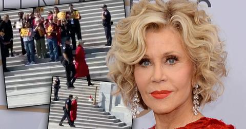 Jane Fonda Arrested At Capitol Hill For Hosting Climate Change Strike