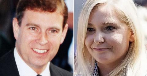 Split photo of Prince Andrew and Virginia Giuffre.