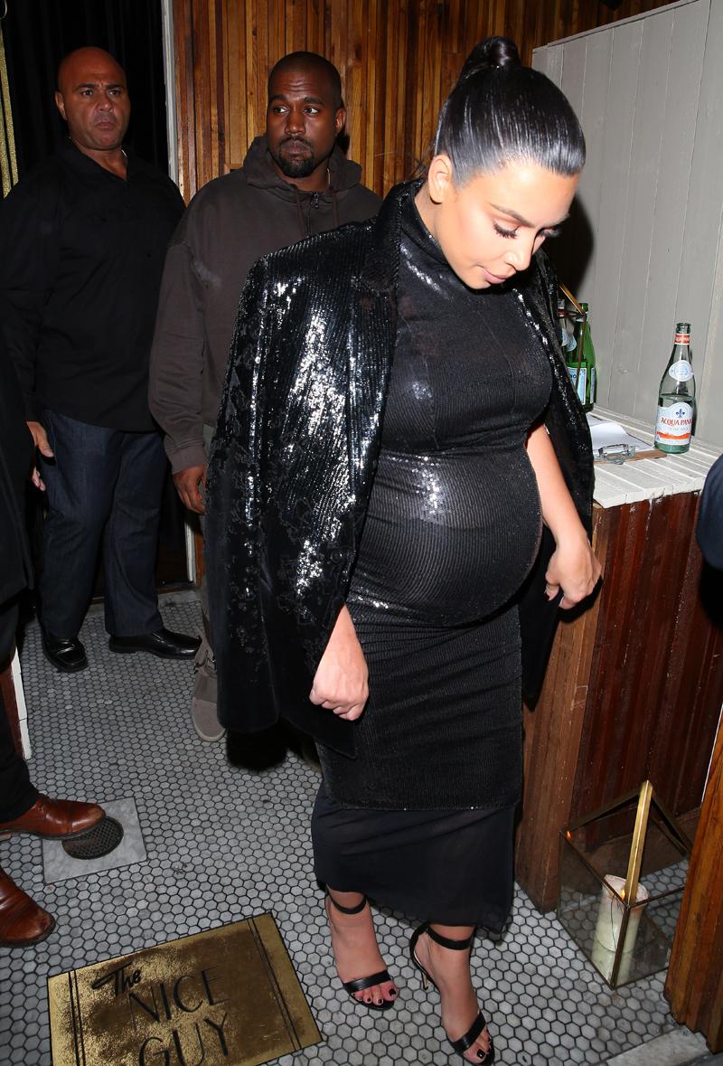 Kim Kardashian Baby Bump Photos