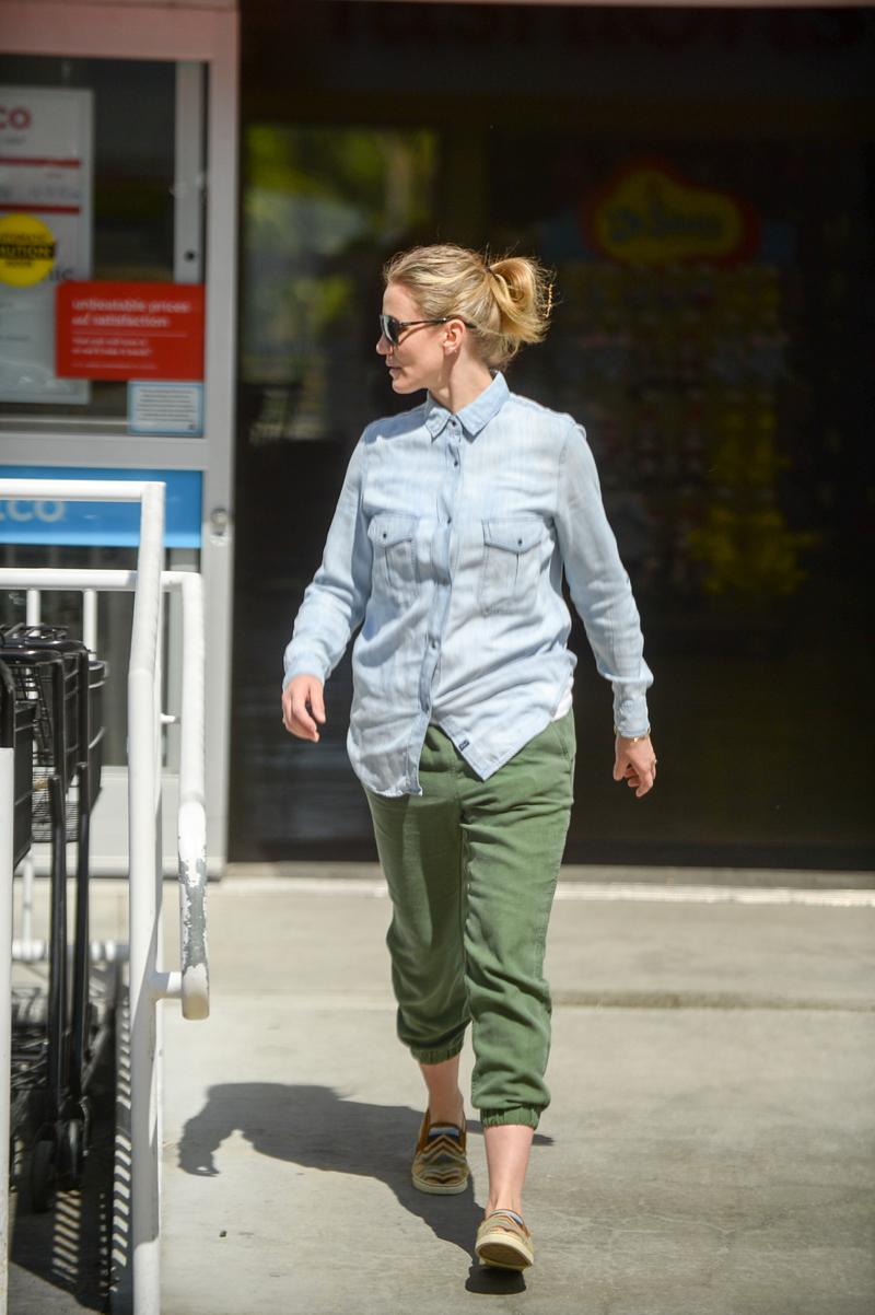 Cameron Diaz Pregnant Baby Bump Weight