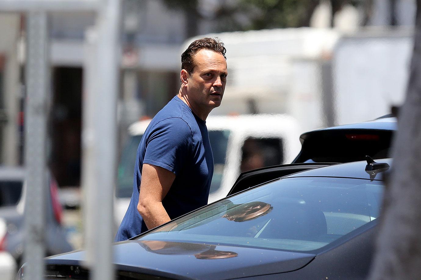 Vince Vaughn Looks Glum During Beach Day After DUI Arrest