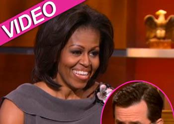 //michelle obama colbert