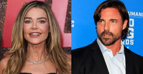Composite photo of Denise Richards and Aaron Phypers