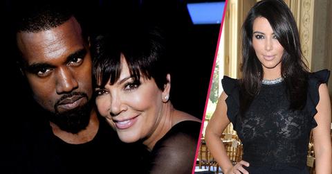 //kris jenner kanye kim engagement
