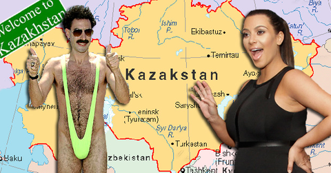//kim kardashian borat kazakstan wide getty