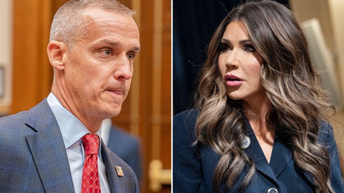 Photo of Corey Lewandowski, Kristi Noem