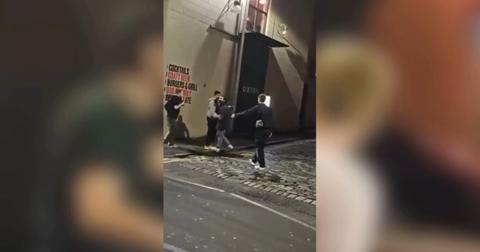 shia labeouf scotland brawl caught video