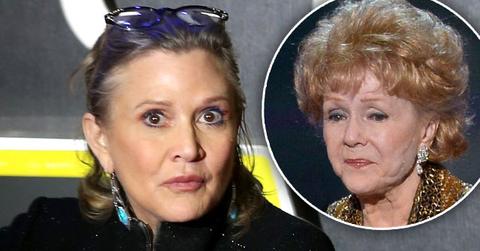 carrie fisher heart attack debbie reynolds update