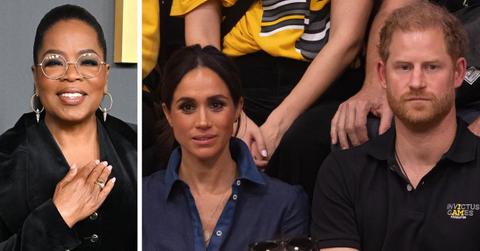 picture of Oprah Winfrey, Meghan Markle, Prince Harry