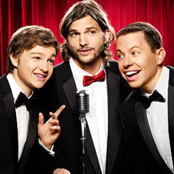 //ashton kutcher two half men contract