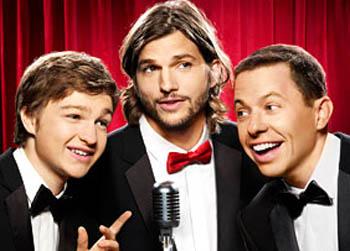 //ashton kutcher two half men contract
