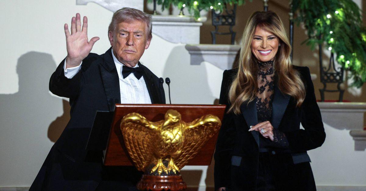 Photo of Donald and Melania Trump
