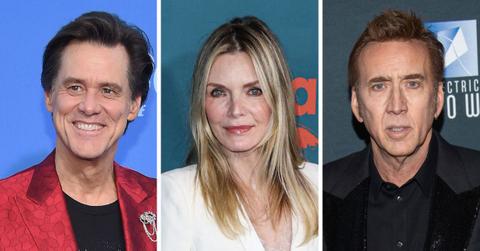 Composite photo of Jim Carey, Michelle Pfeiffer and Nicholas Cage.