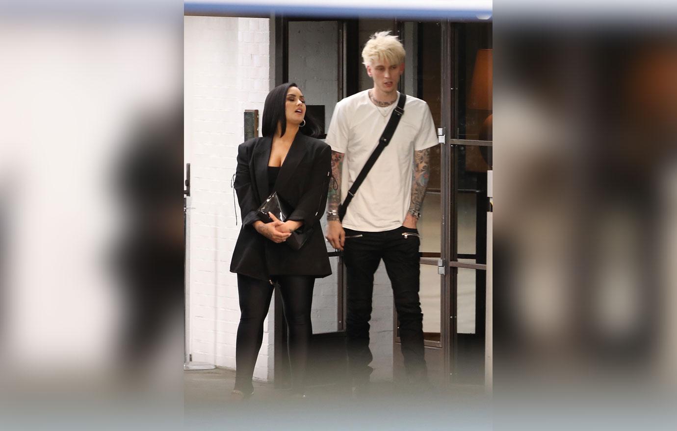 Demi Lovato Spotted In L.A. With Rapper Machine Gun Kelly