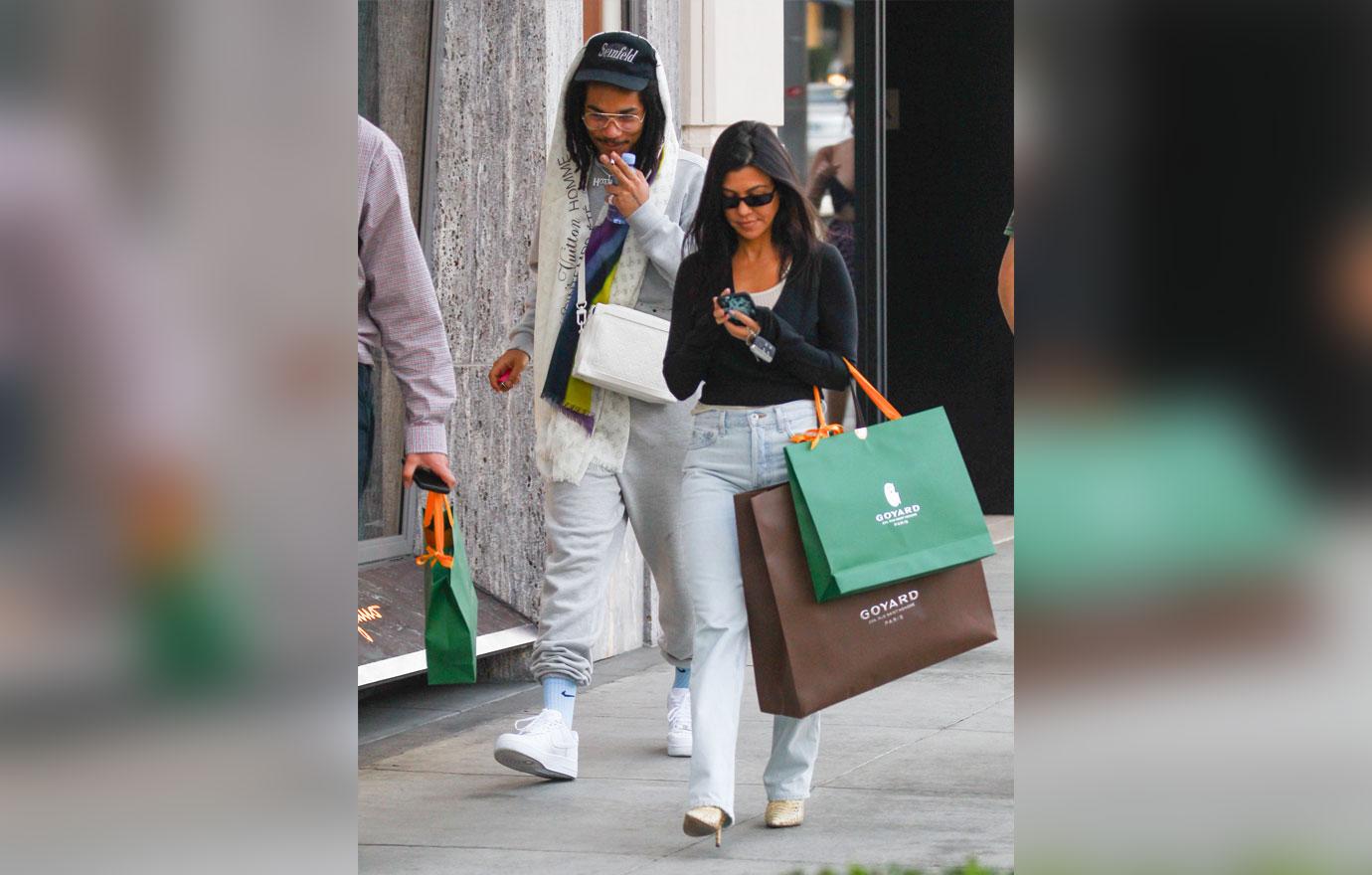 Kourtney kardashian goyard hot sale