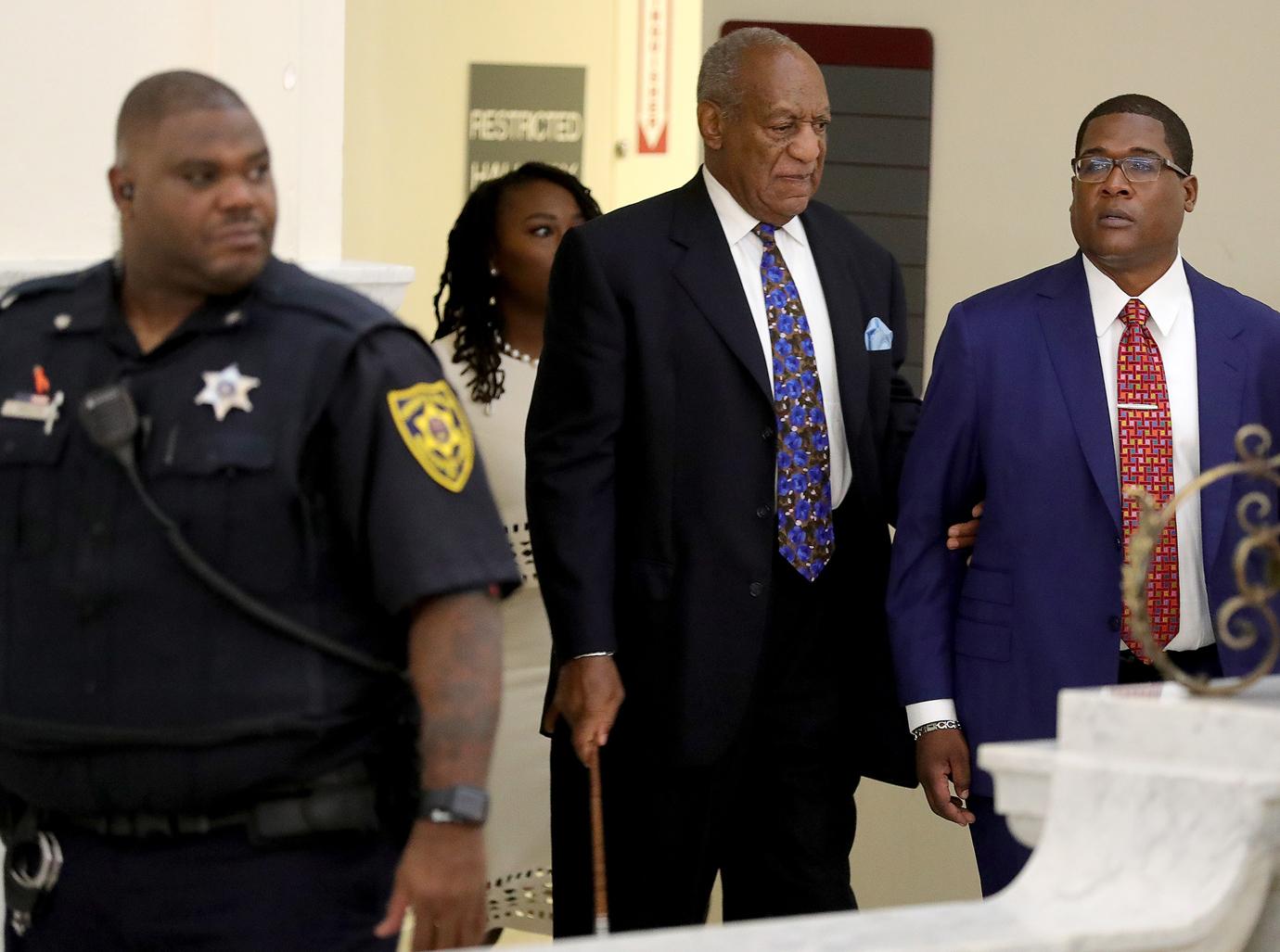 bill cosby handcuffed first photos no bail prison sentence