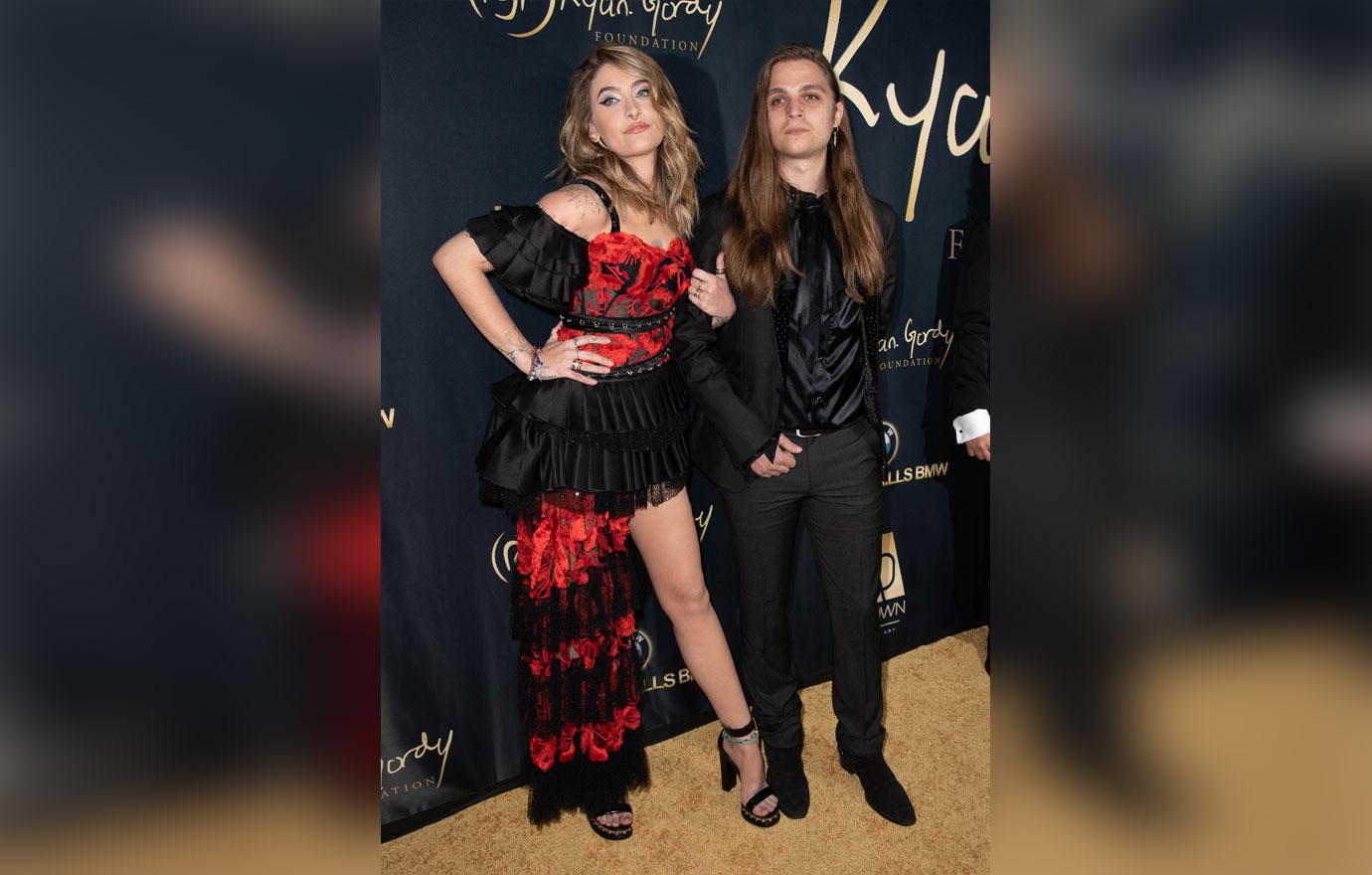 Paris Jackson Wears Sexy Red Dress To Event With Boyfriend