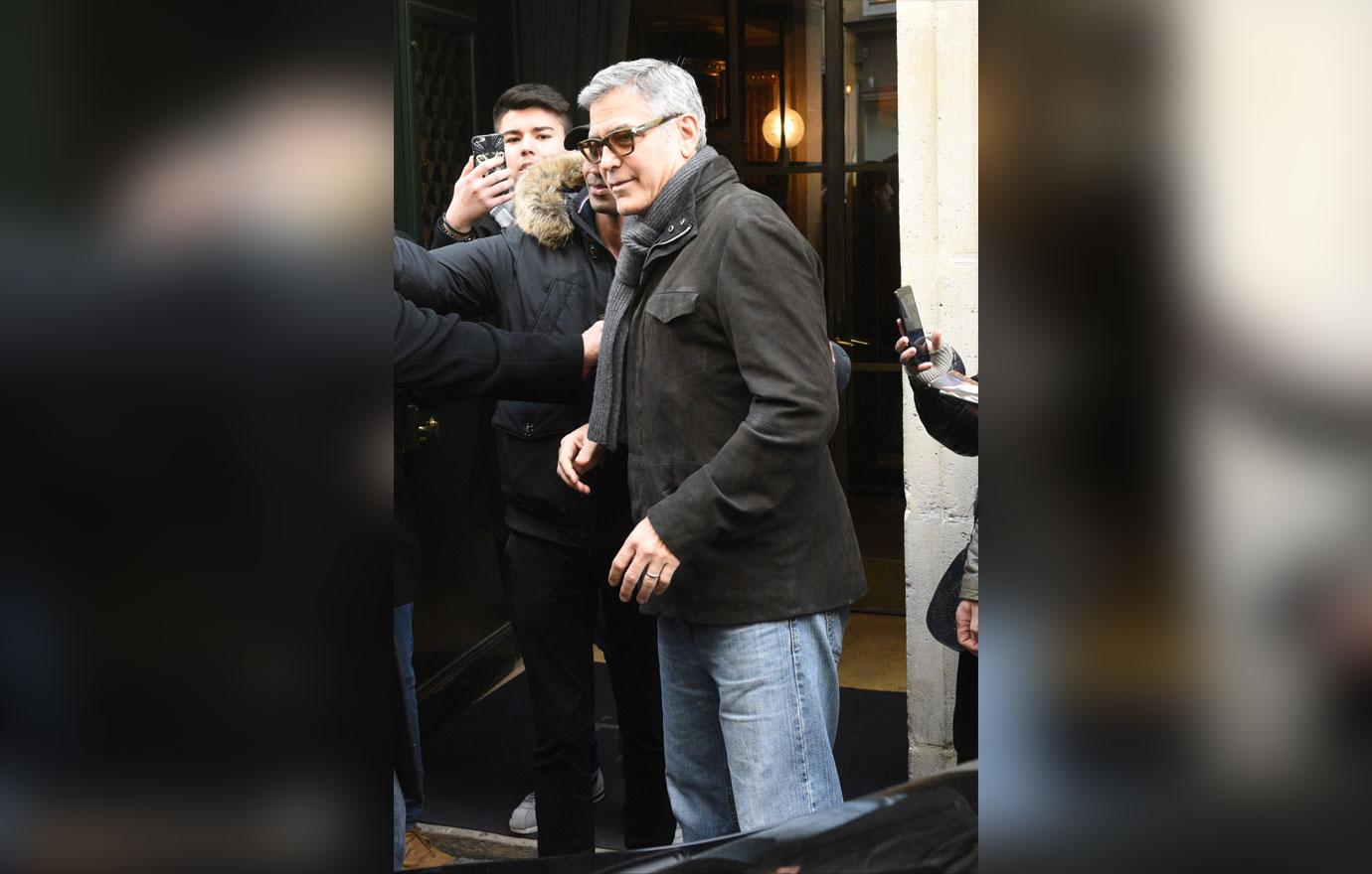 George Clooney Amal Baby Furniture Shopping Paris Photos