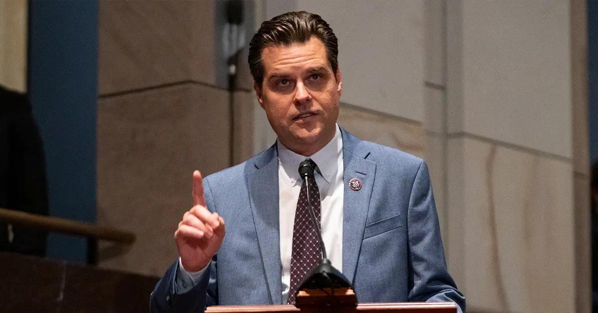 matt gaetz cleared doj wont charge florida gop rep