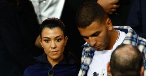 Kourtney kardashian Younes Bendjima kiss Paris