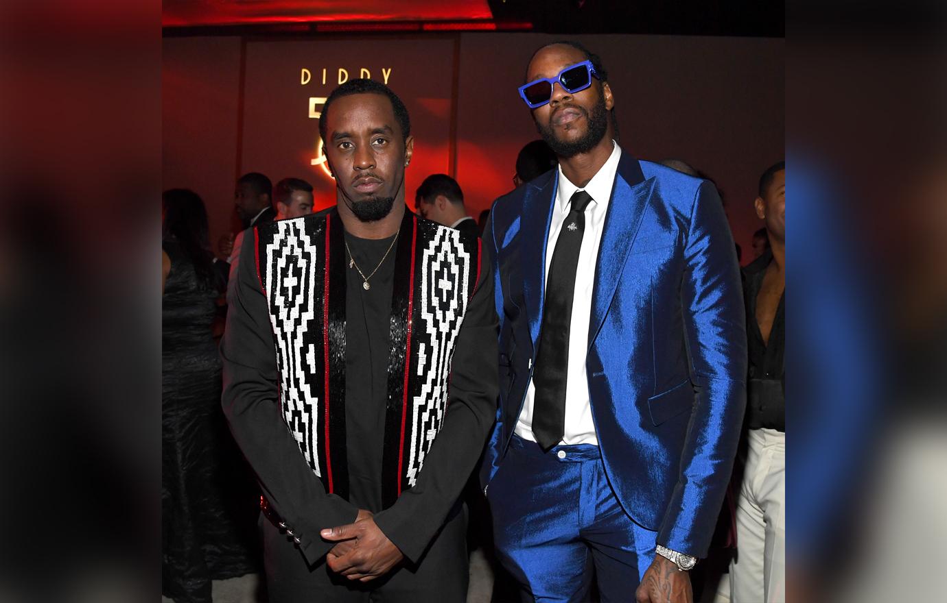 Sean Combs and 2 Chainz attend Sean Combs 50th Birthday Bash