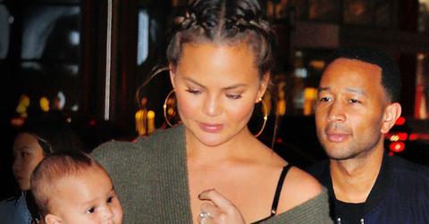 chrissy teigen baby luna skin rash eczema