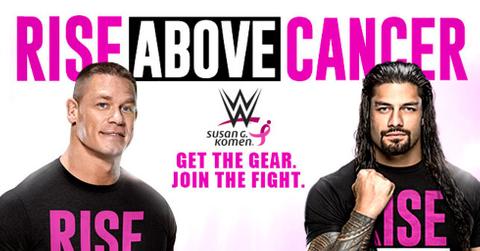 //Wwe breast cancer awareness going pink