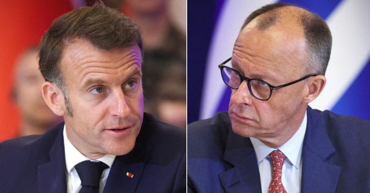 Emmanuel Macron and Friedrich Merz
