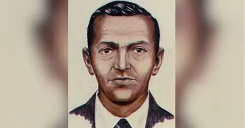 Sketch photo of D.B. Cooper