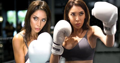 //Farrah Abraham Bra Boobs Abs Boxing pp