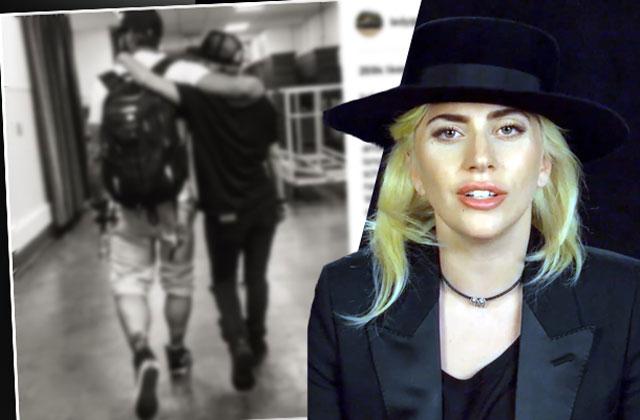 No Bra! Lady Gaga Flashes Her Nipples In A See-Through Shirt After Taylor  Kinney Split