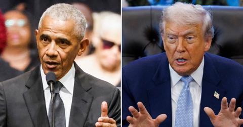 Barack Obama attended Jesse Jackson's funeral on March 6.