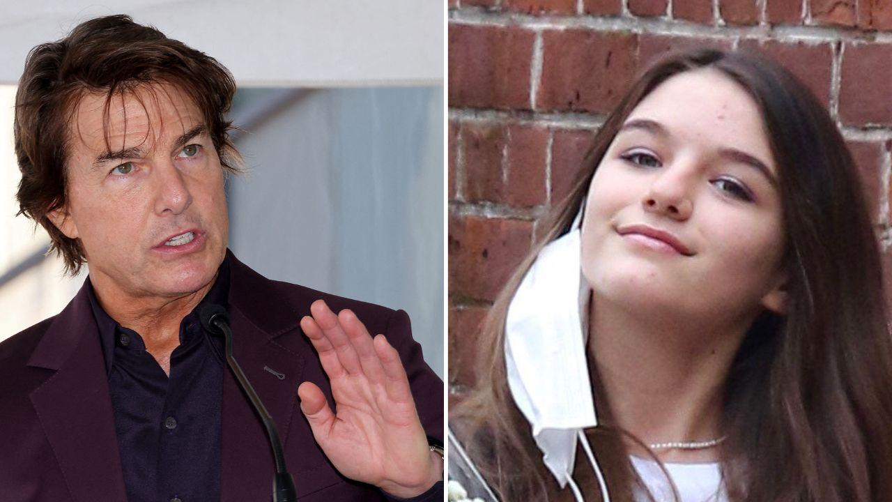 picture of Tom Cruise and daughter Suri