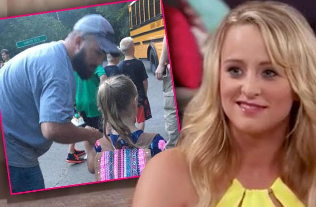 //leah messer corey simms co parenting daughters pp