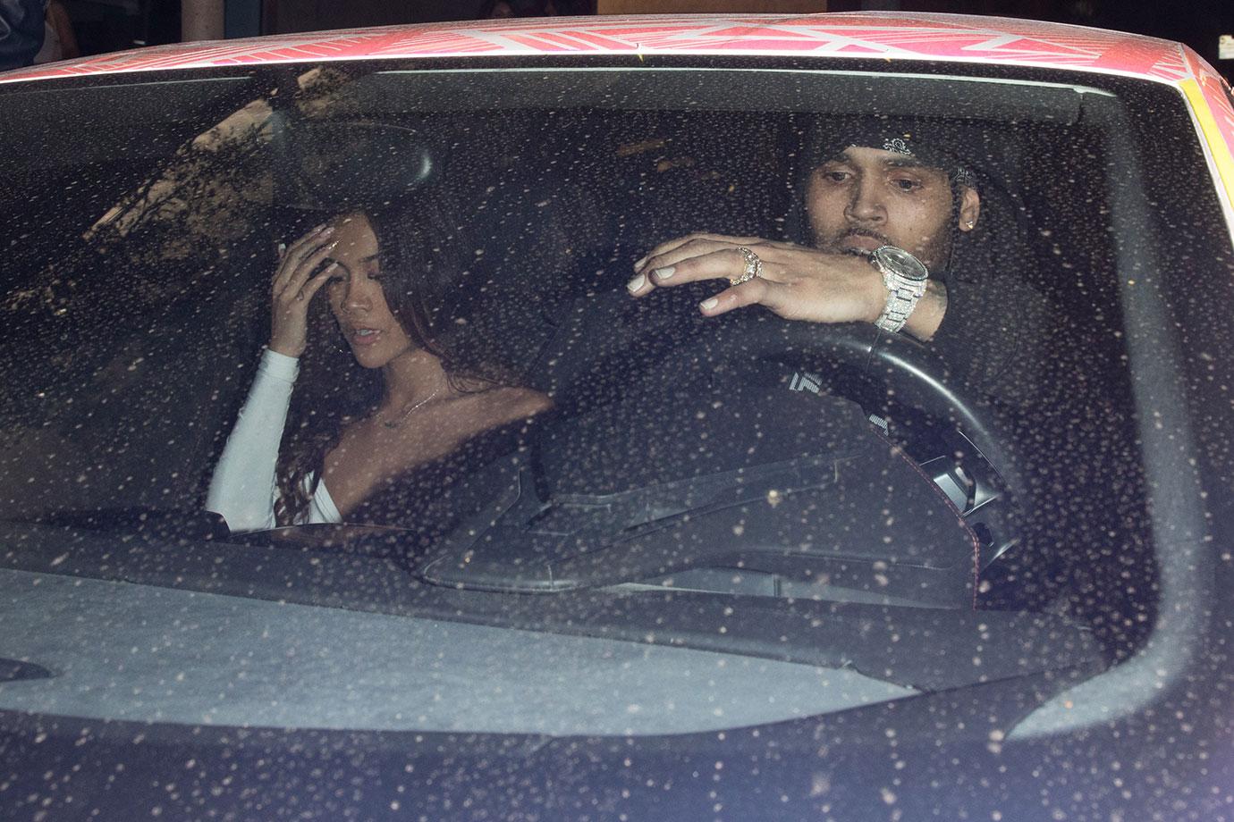 Chris Brown Seen With Mystery Woman While Expecting Child