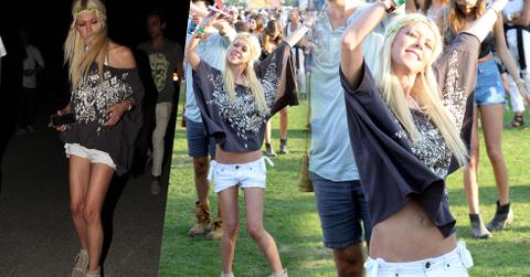 Tara Reid Scary Skinny Coachella 2015