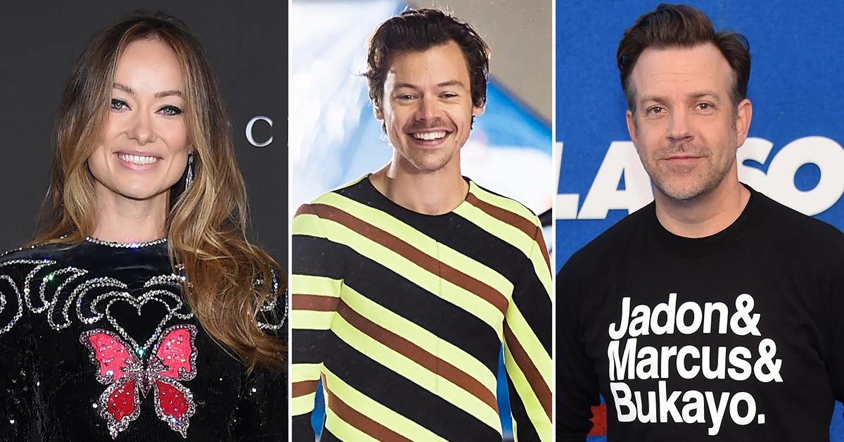 olivia wilde kiss boyfriend harry styles custody jason sudeikis