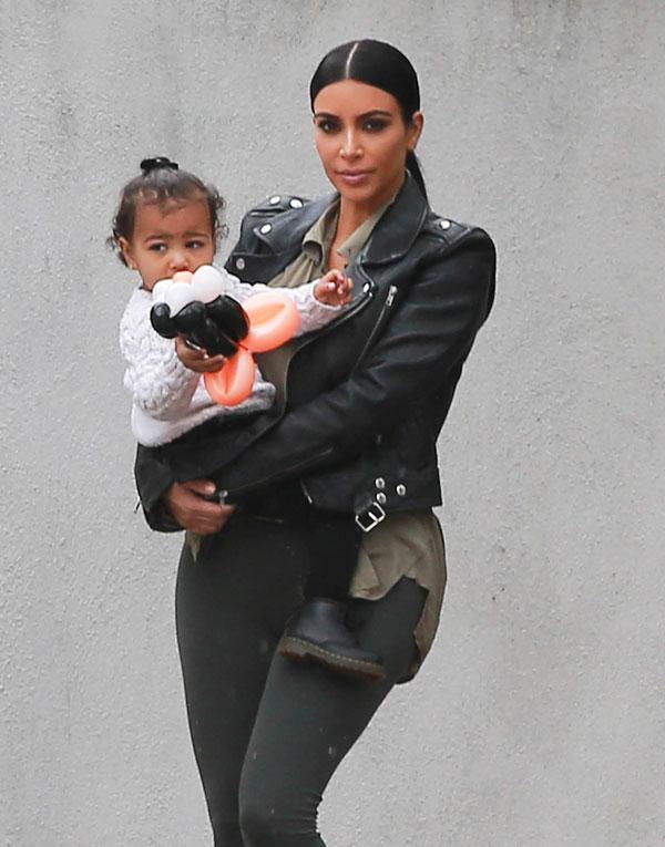 //kanye kisses north west