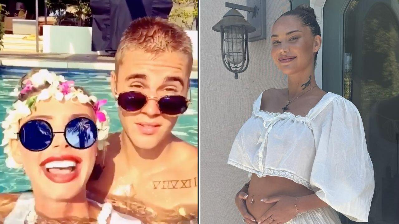 Image Of Sahara Ray with Justin Bieber in 2016 summer(left) and Sahara Ray(right)