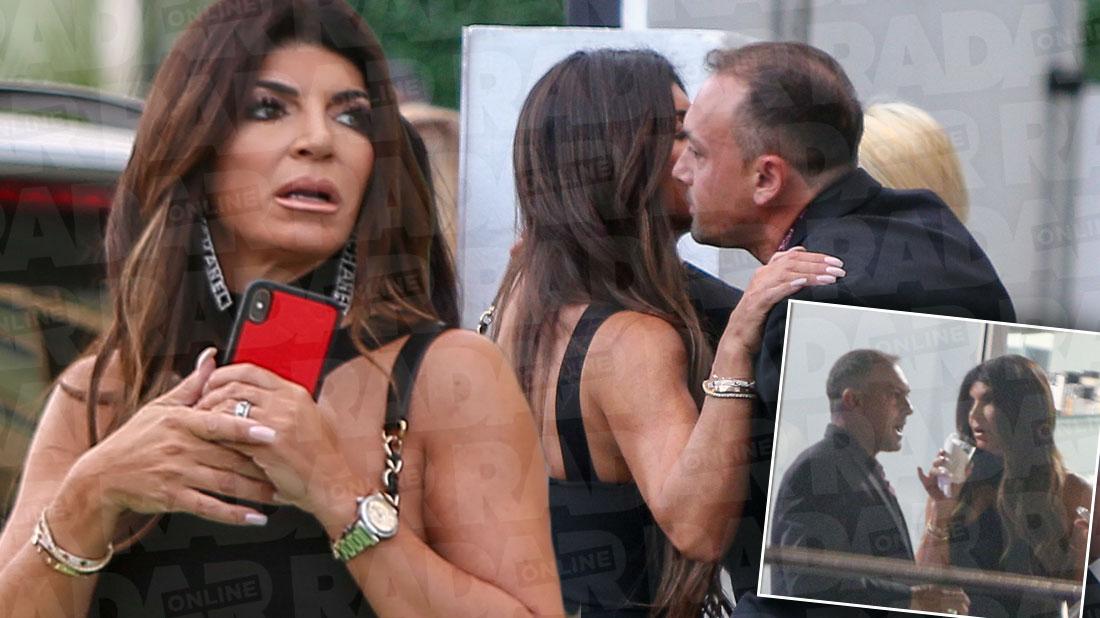 Teresa Giudice Wears Wedding Ring While Talking To Mystery Man